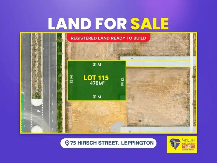Main view of Homely land listing, 75 Hirsch Street, Leppington NSW 2179