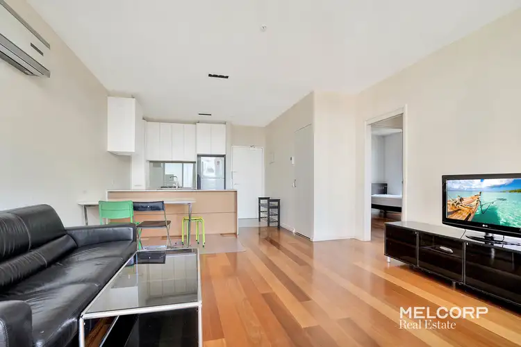 Second view of Homely apartment listing, 3105/8 Franklin Street, Melbourne VIC 3000