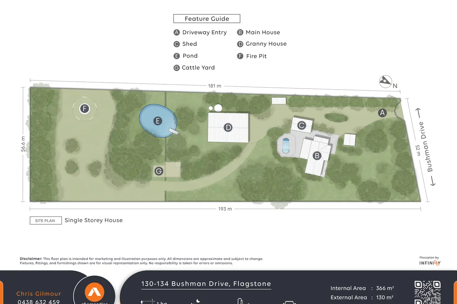 Main view of Homely house listing, 130-134 Bushman Drive, Flagstone QLD 4280