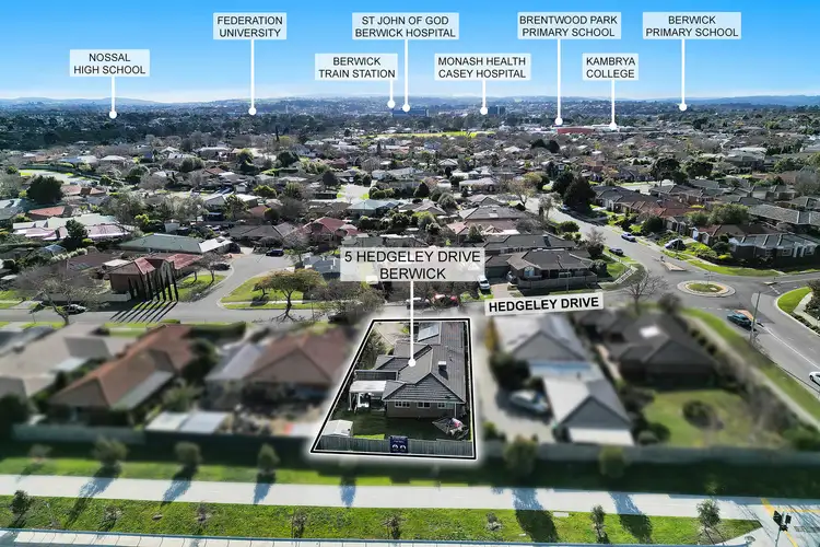 Second view of Homely house listing, 5 Hedgeley Drive, Berwick VIC 3806