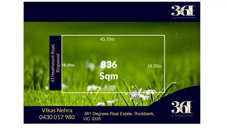 Main view of Homely land listing, 41 Heathmont Road, Ringwood VIC 3134