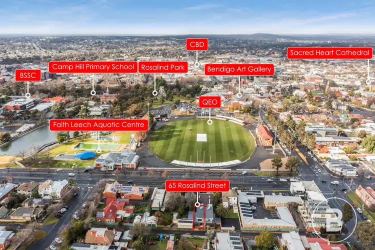 Second view of Homely townhouse listing, 65 Rosalind Street, Bendigo VIC 3550