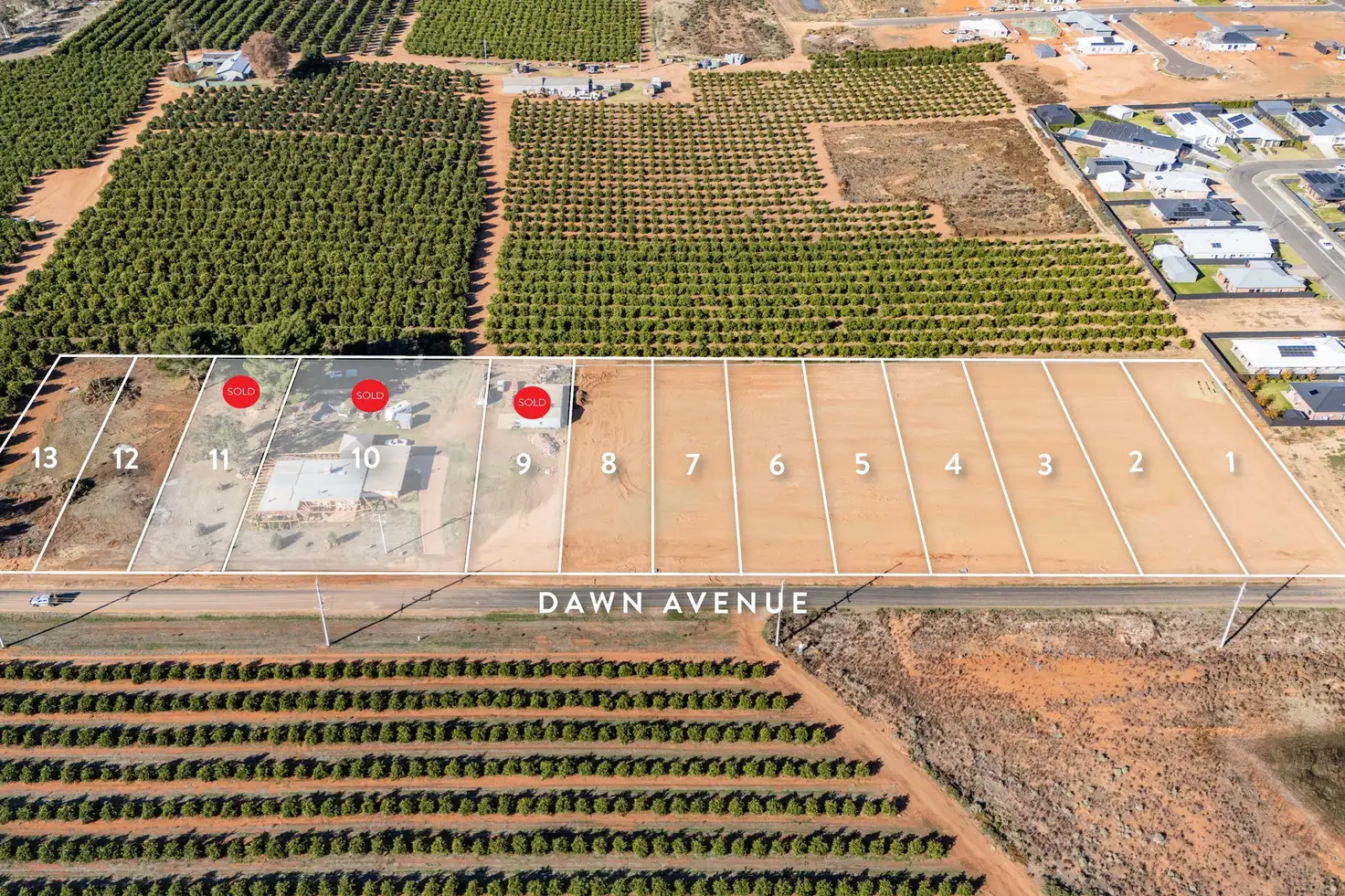 Main view of Homely land listing, Lots 1-13, Dawn Avenue, Gol Gol NSW 2738