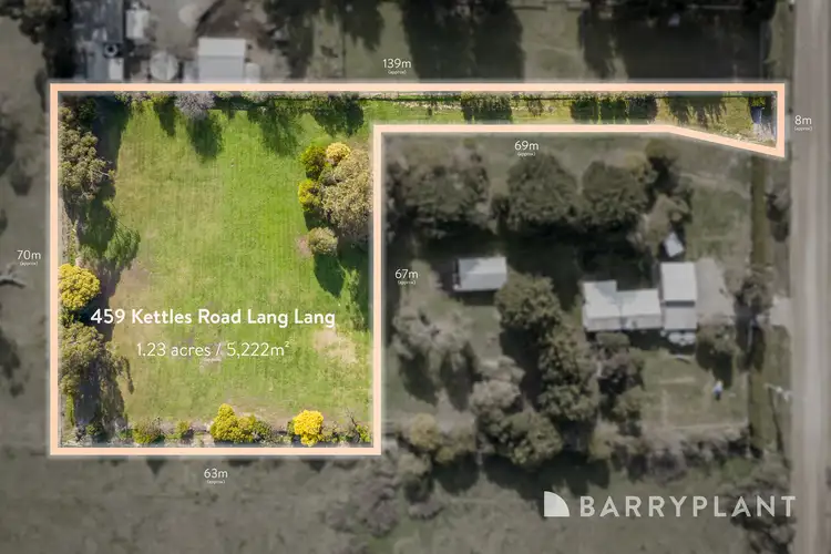 Main view of Homely land listing, 459. Kettles Road, Lang Lang VIC 3984