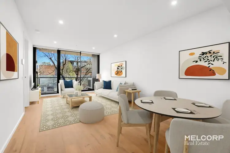 Main view of Homely apartment listing, 201/68 Leveson Street, North Melbourne VIC 3051