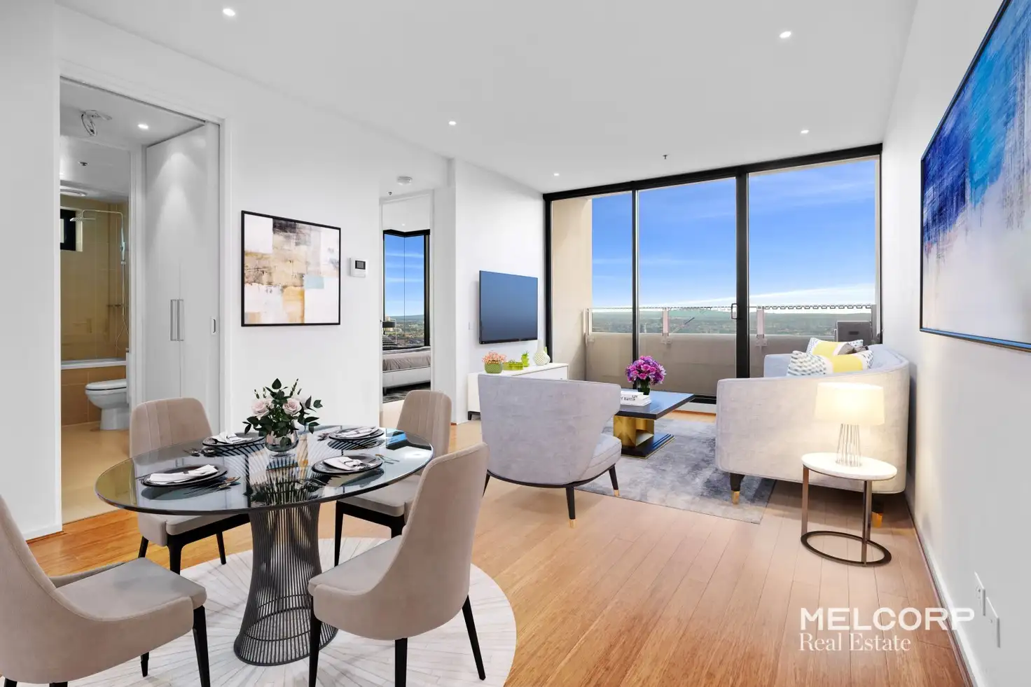 Main view of Homely apartment listing, 3701/27 Therry Street, Melbourne VIC 3000