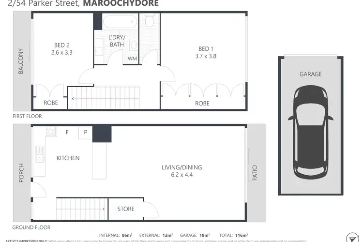 Third view of Homely townhouse listing, 2/54 Parker Street, Maroochydore QLD 4558