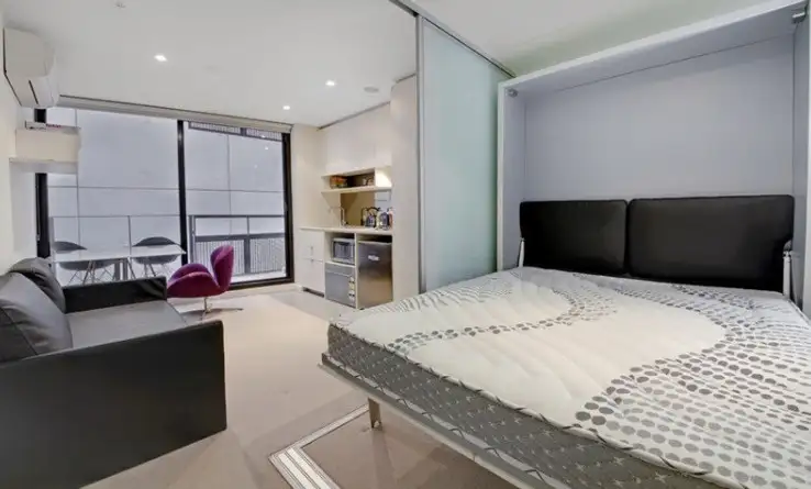 Third view of Homely studio listing, 310/243 Franklin Street, Melbourne VIC 3000