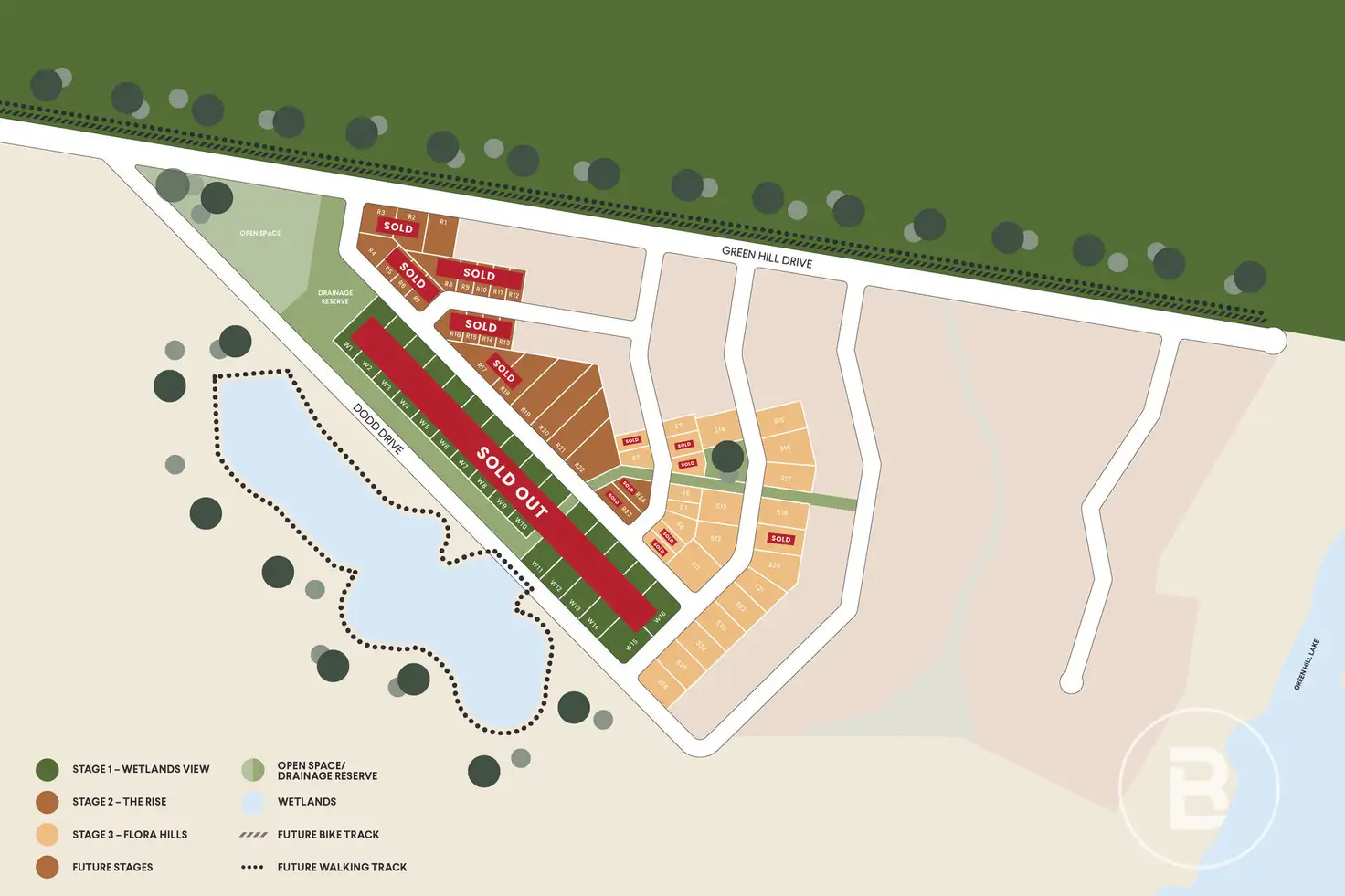 Main view of Homely land listing, Green Hill Lake Estate, Ararat VIC 3377