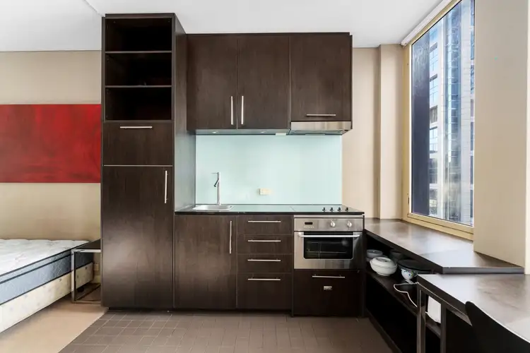 Main view of Homely studio listing, 1406/480 Collins Street, Melbourne VIC 3000