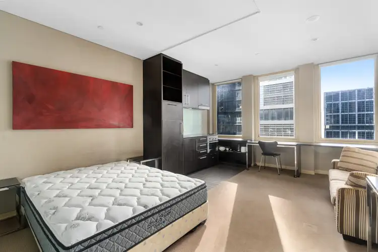 Second view of Homely studio listing, 1406/480 Collins Street, Melbourne VIC 3000