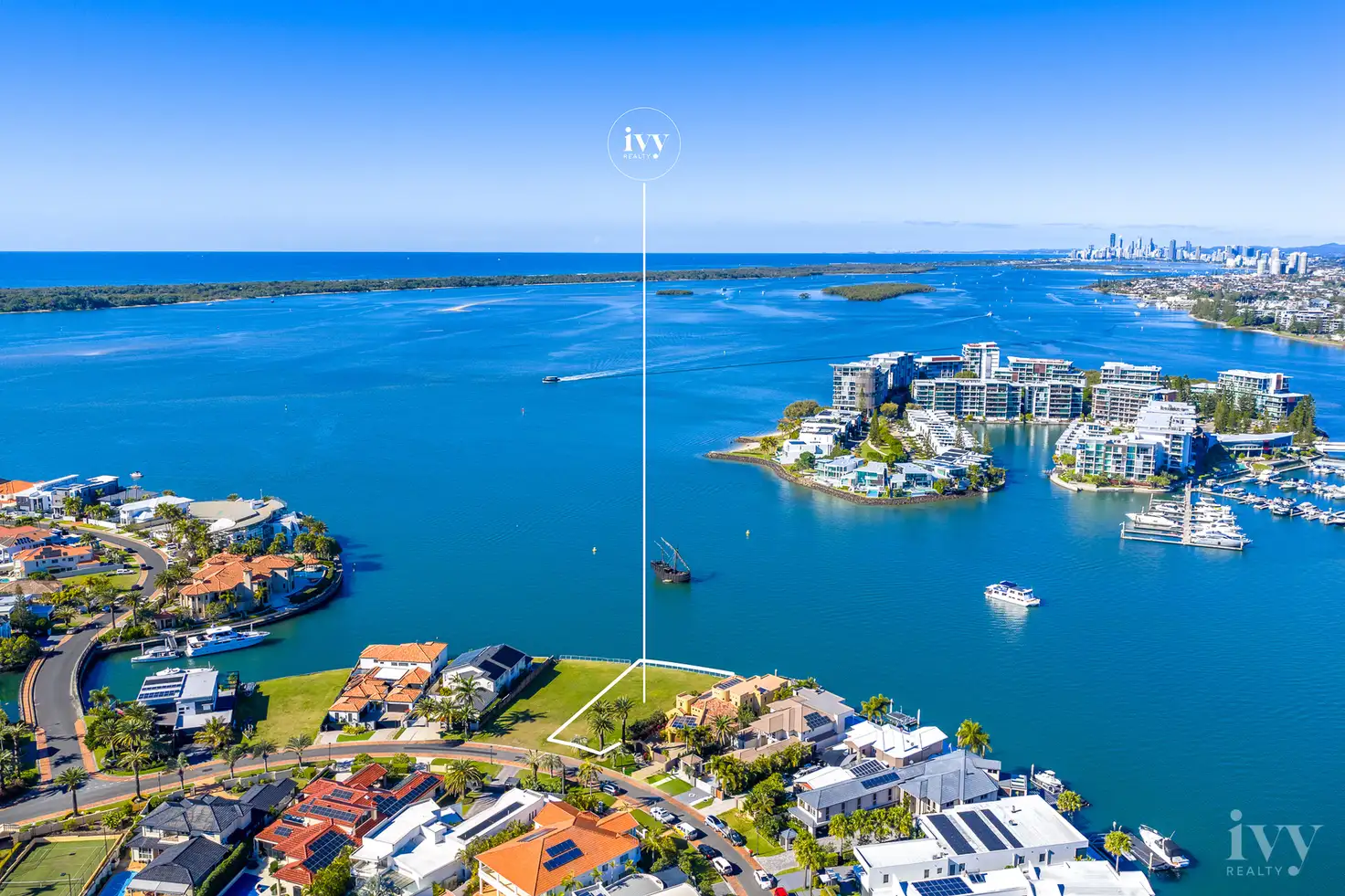 Main view of Homely land listing, 32 Brittanic Crescent, Sovereign Islands QLD 4216