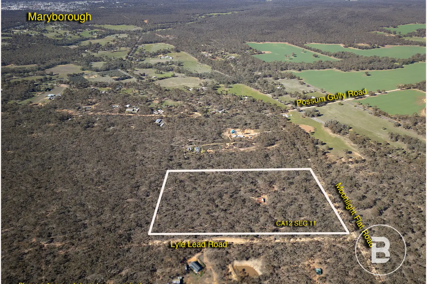 Main view of Homely land listing, CA12 SEC 1 Moonlight Road, Moonlight Flat VIC 3465