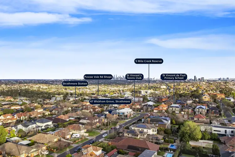 Fourth view of Homely house listing, 47 Wickham Grove, Strathmore VIC 3041