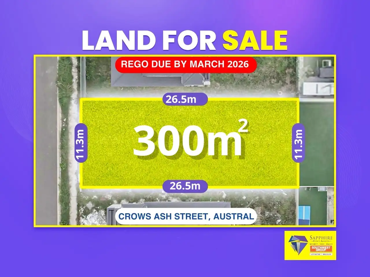 Main view of Homely land listing, LOT 46 Fifteenth Avenue, Austral NSW 2179
