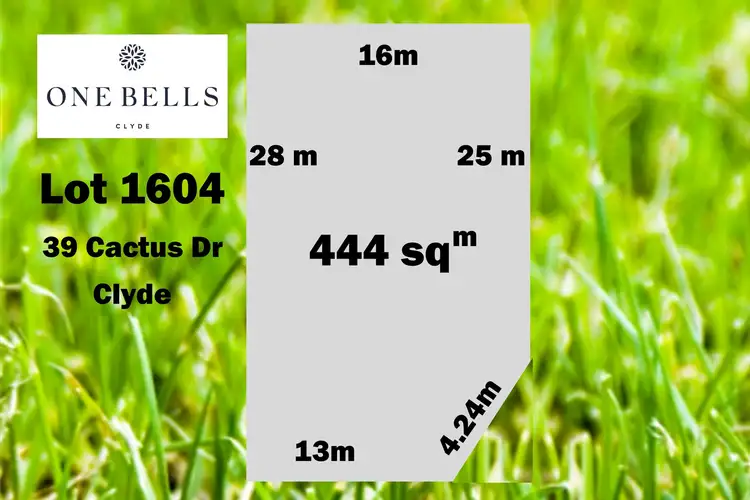 LOT 1604, 39 Cactus Drive, Clyde VIC 3978
