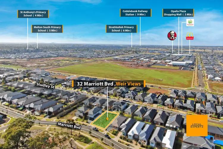 Second view of Homely land listing, 32 Marriott Boulevard, Weir Views VIC 3338