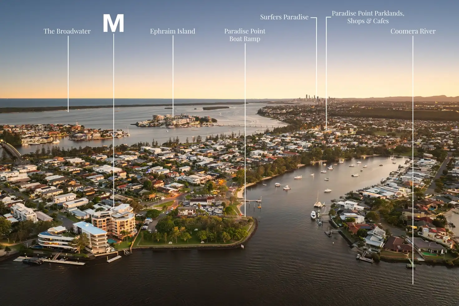 Main view of Homely apartment listing, 12/8 Paradise Parade, Paradise Point QLD 4216