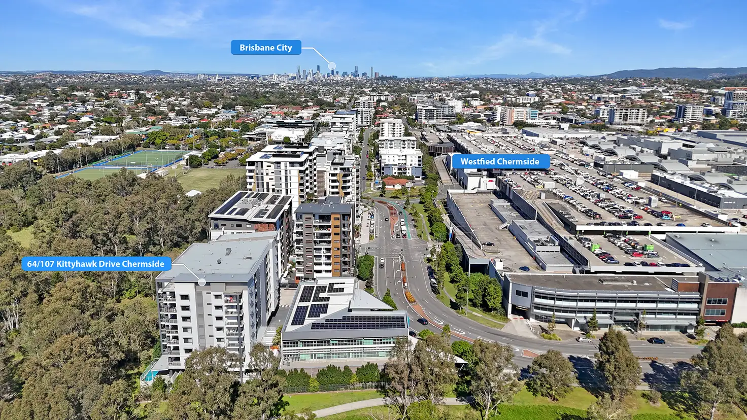 Main view of Homely unit listing, 64/107 Kittyhawk Drive, Chermside QLD 4032