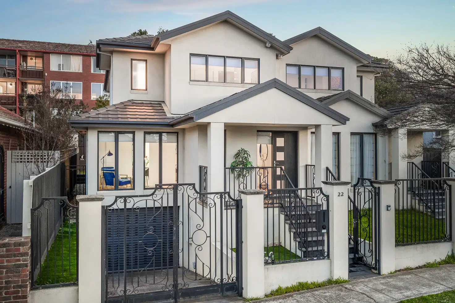 Main view of Homely townhouse listing, 22 Ruabon Road, Toorak VIC 3142