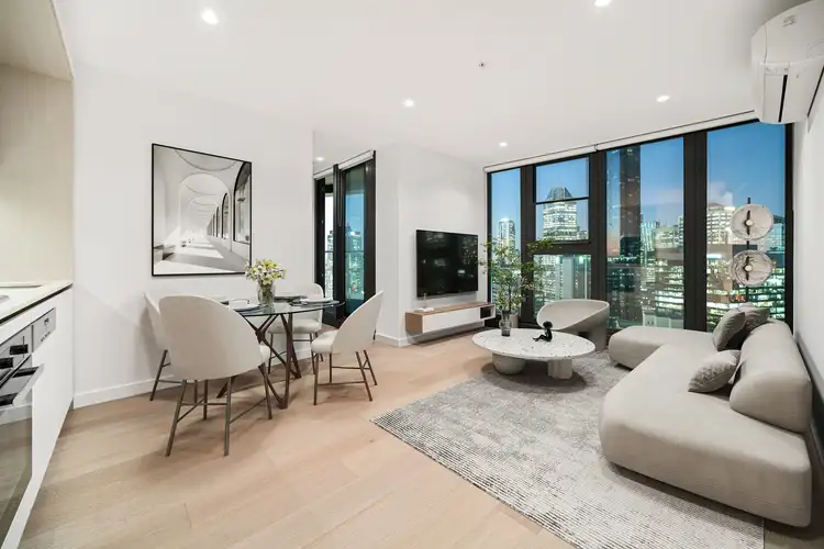Second view of Homely apartment listing, 3402/628 Flinders Street, Docklands VIC 3008
