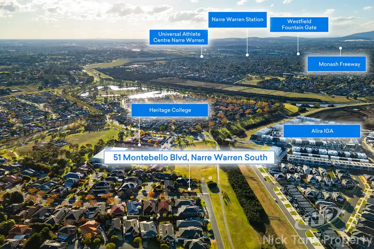 Third view of Homely land listing, 51 Montebello Boulevard, Narre Warren South VIC 3805