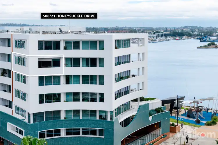 Second view of Homely apartment listing, 508/21 Honeysuckle Drive, Newcastle NSW 2300