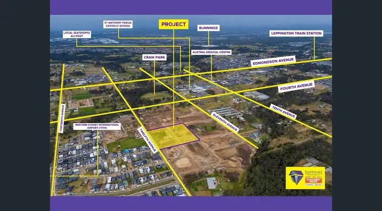 Second view of Homely land listing, LOT 553, 316-330 Twelfth Avenue, Austral NSW 2179