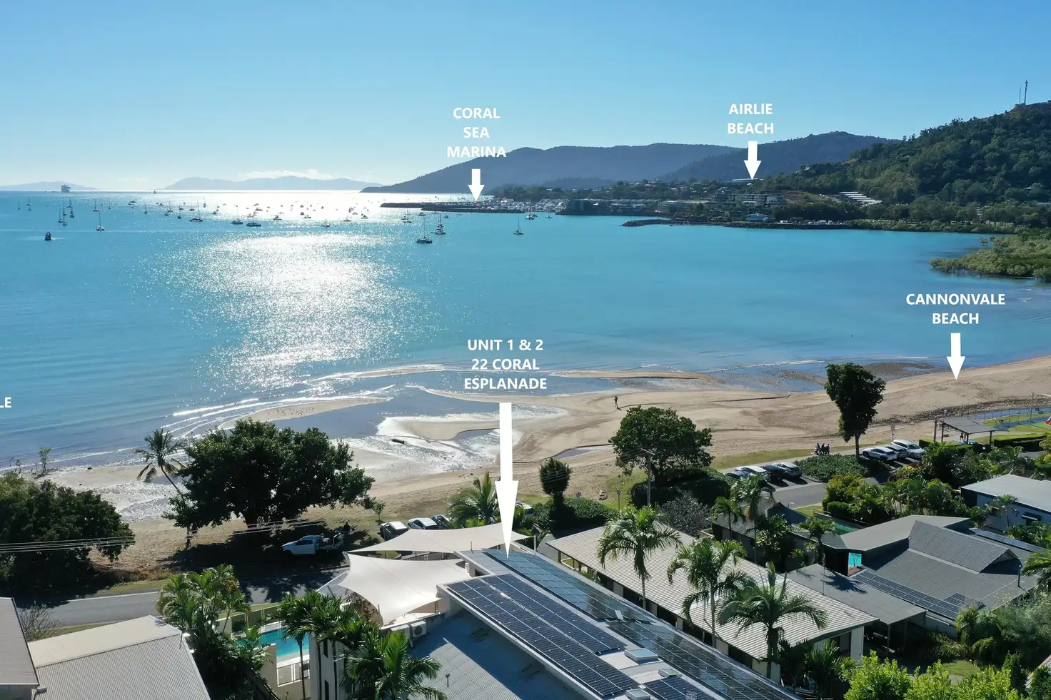 Main view of Homely house listing, Unit 1 & 2/22 Coral Esplanade, Cannonvale QLD 4802