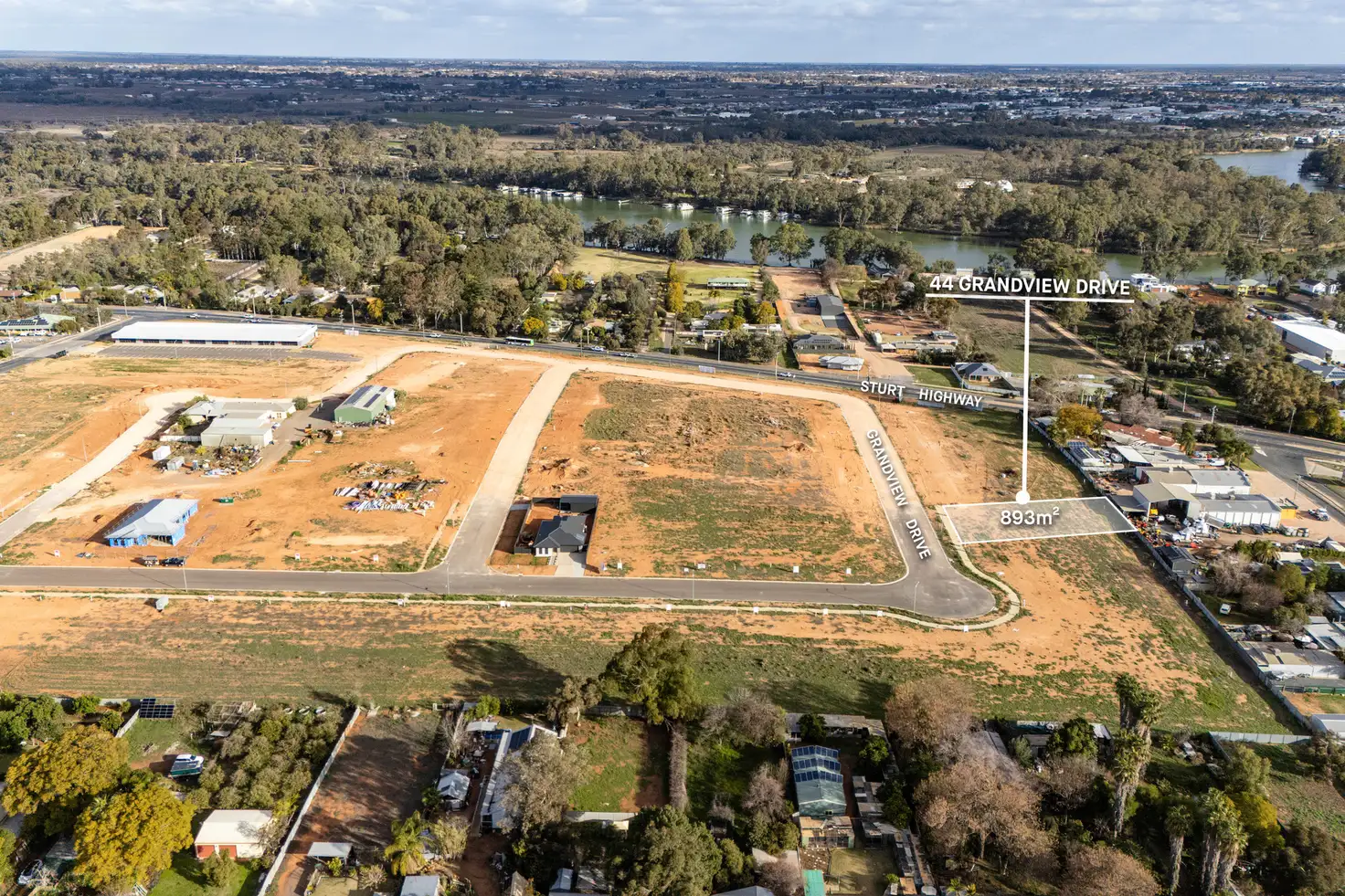 Main view of Homely land listing, 44 Grandview Drive, Buronga NSW 2739