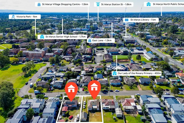Second view of Homely house listing, 12 & 14 John Street, St Marys NSW 2760