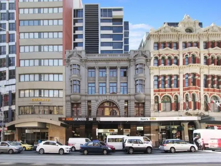 Main view of Homely studio listing, 616/268 Flinders Street, Melbourne VIC 3000