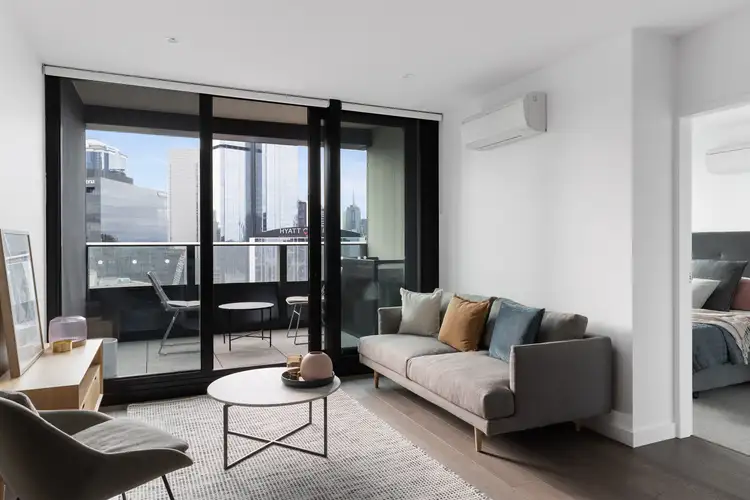 Second view of Homely apartment listing, 2703/628 Flinders Street, Docklands VIC 3008