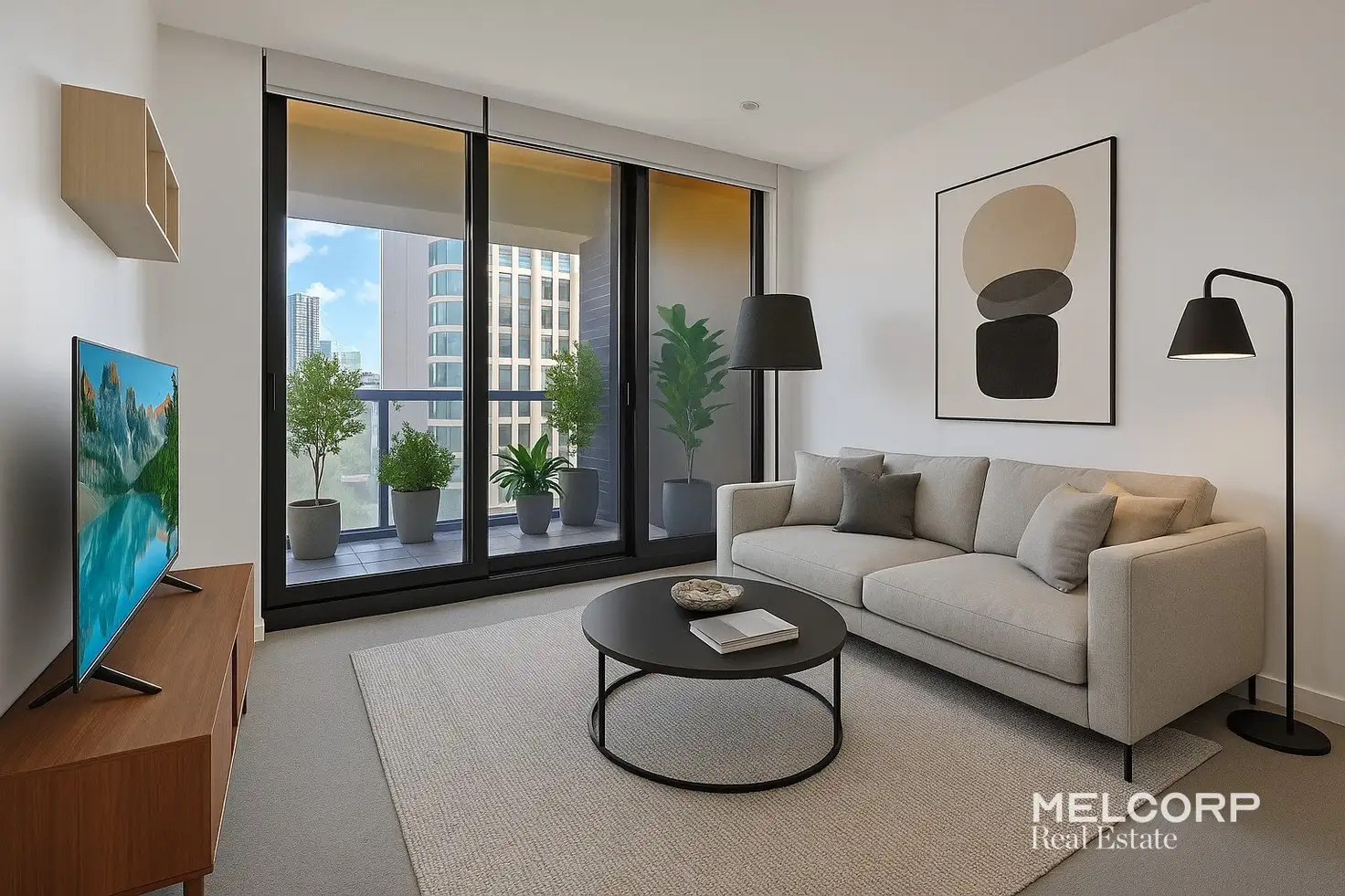 Main view of Homely apartment listing, 1206/9 Power Street, Southbank VIC 3006