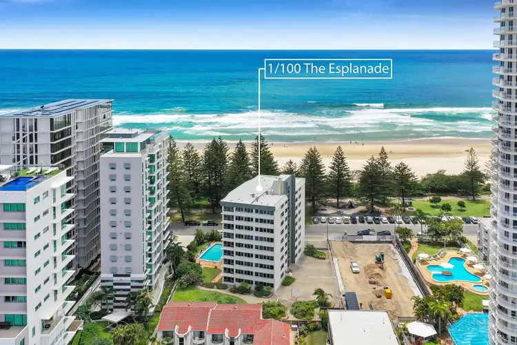 Main view of Homely unit listing, 1/100 The Esplanade, Burleigh Heads QLD 4220