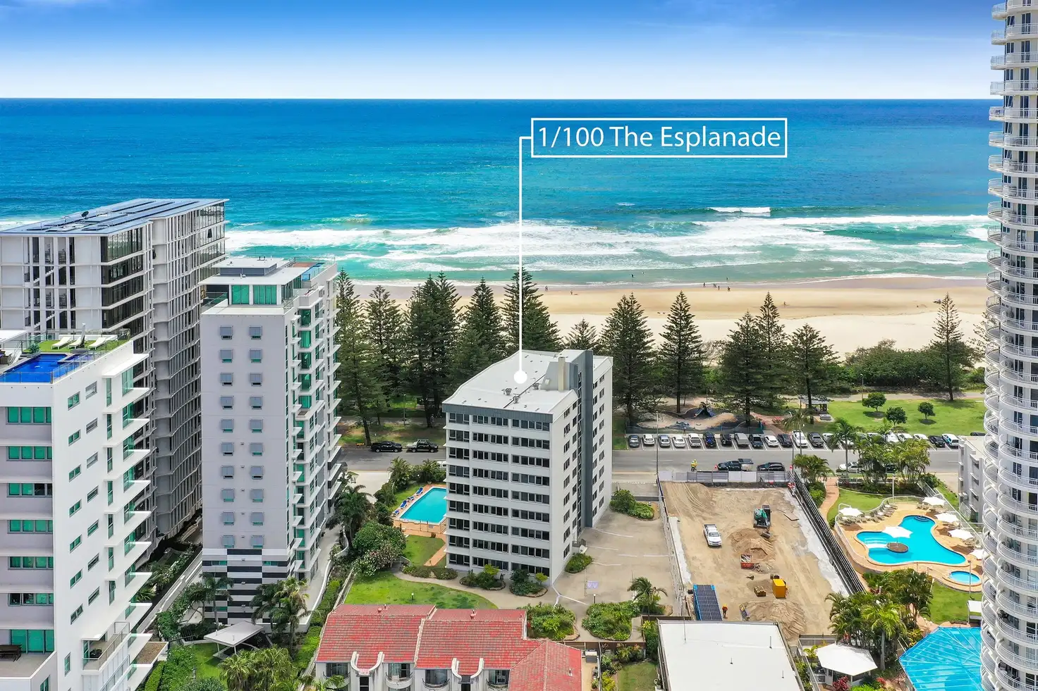 Main view of Homely unit listing, 1/100 The Esplanade, Burleigh Heads QLD 4220