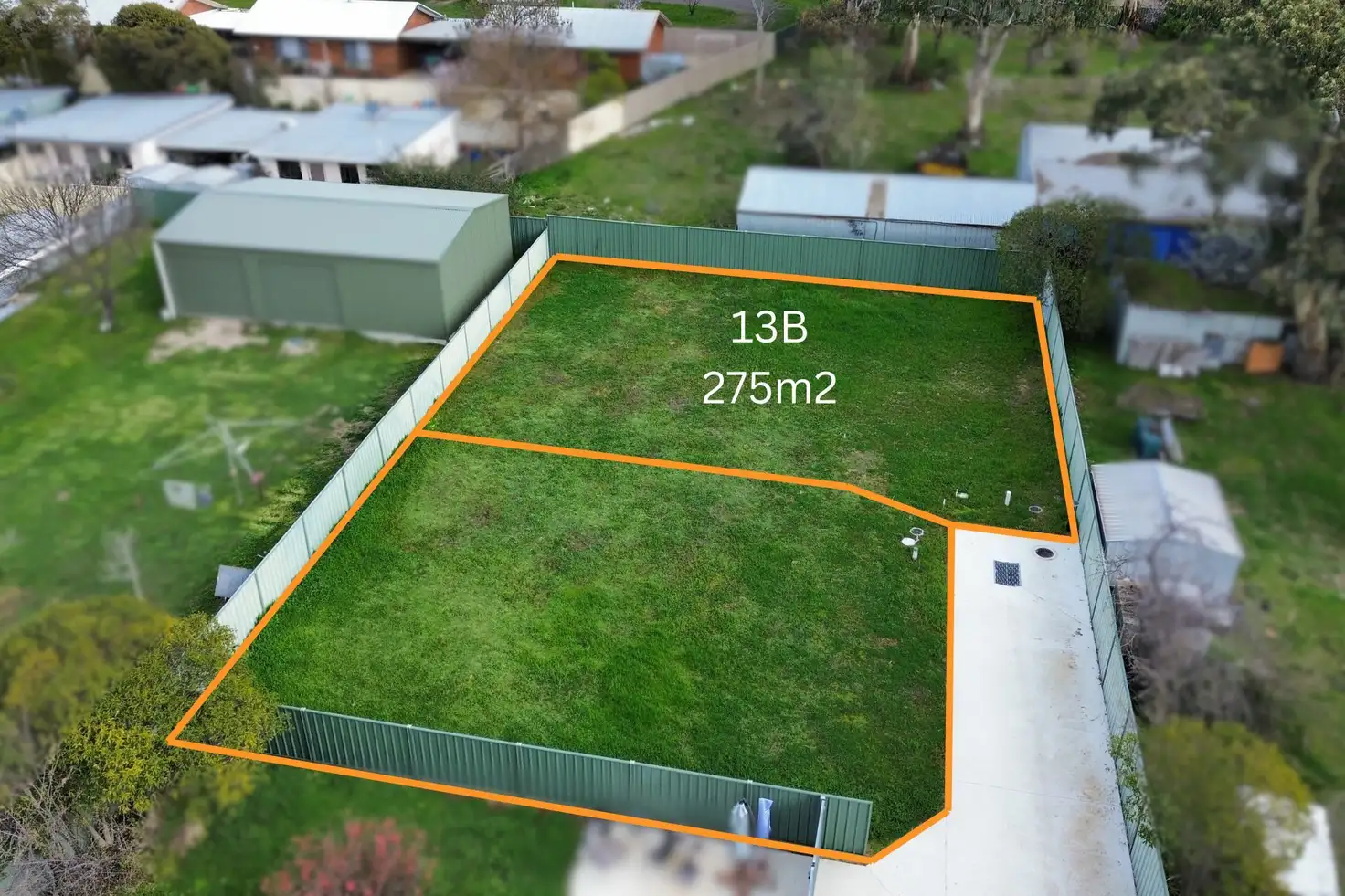 Main view of Homely land listing, 13B Olympic Parade, Kangaroo Flat VIC 3555