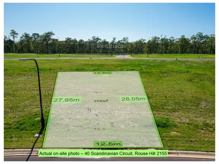 Second view of Homely land listing, LOT 2087, 40 Scandinavian Circuit, Rouse Hill NSW 2155