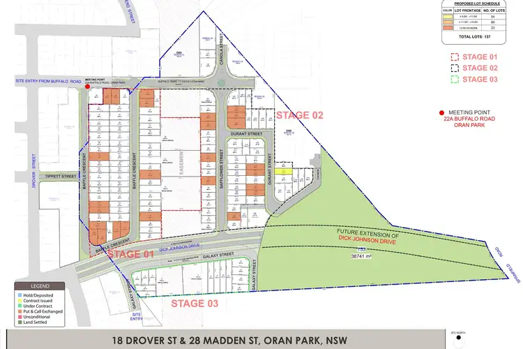 Second view of Homely land listing, 28 Madden Street, Oran Park NSW 2570