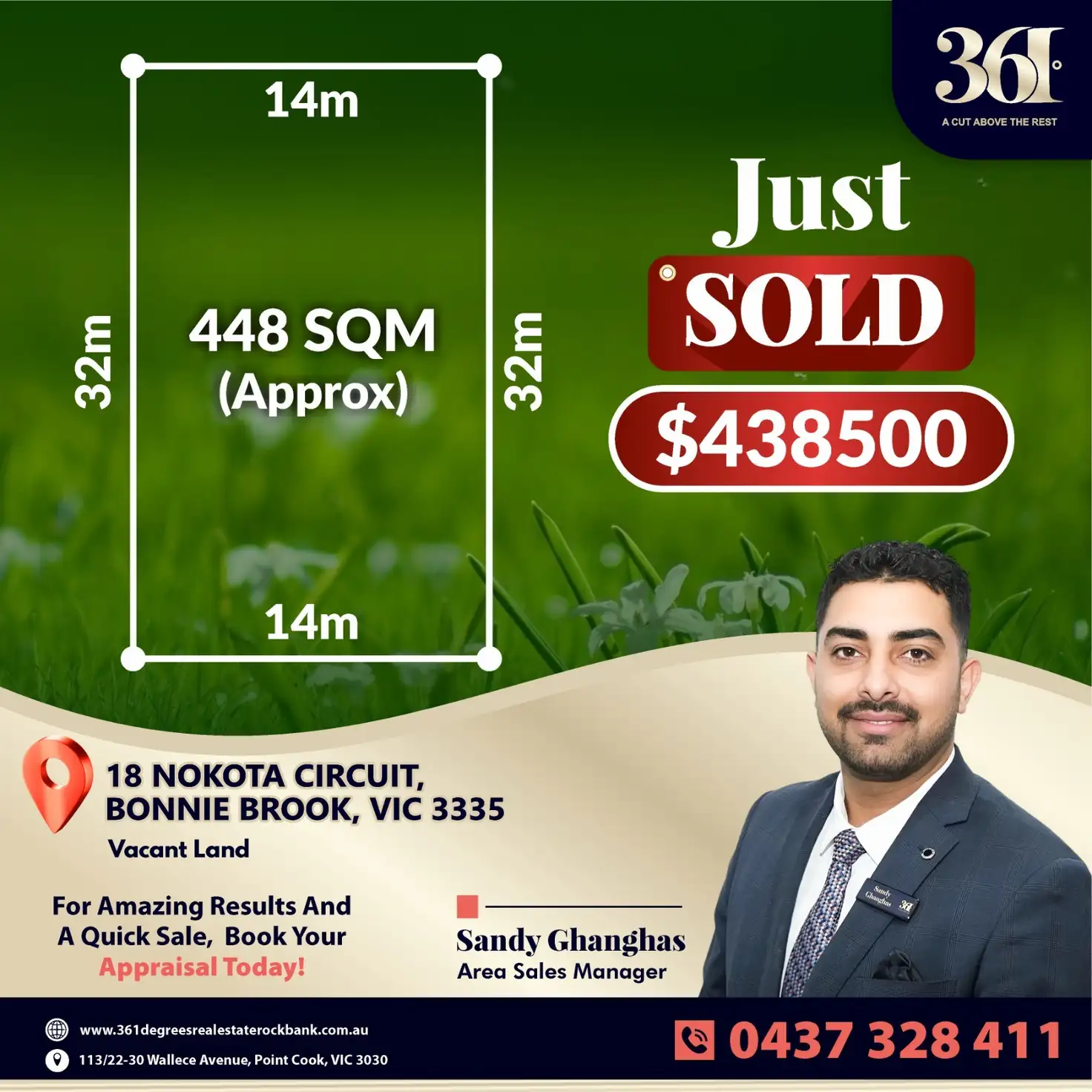 Main view of Homely land listing, 18 Nokota Circuit, Bonnie Brook VIC 3335
