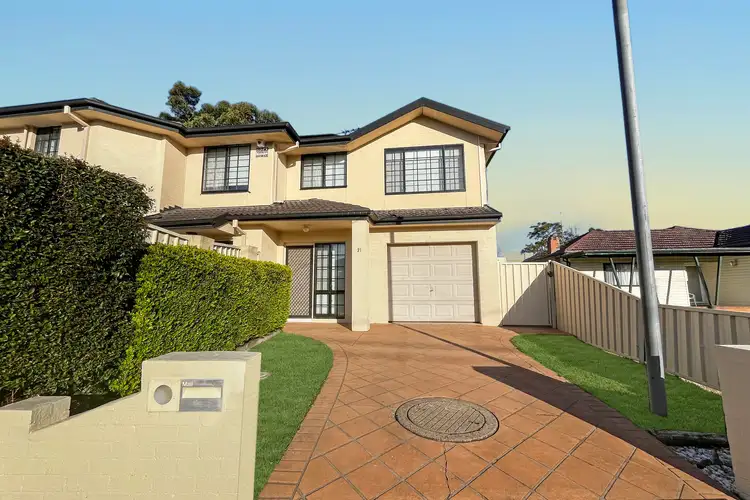 Main view of Homely semi-detached listing, 21 Park Road, East Hills NSW 2213