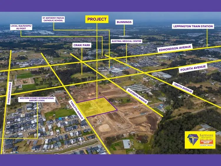 Second view of Homely land listing, LOT 528, 316-330 Twelfth Avenue, Austral NSW 2179