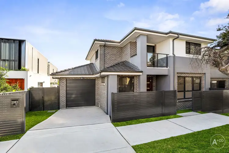 Main view of Homely semi-detached listing, 24D Carnegie Circuit, Chifley NSW 2036