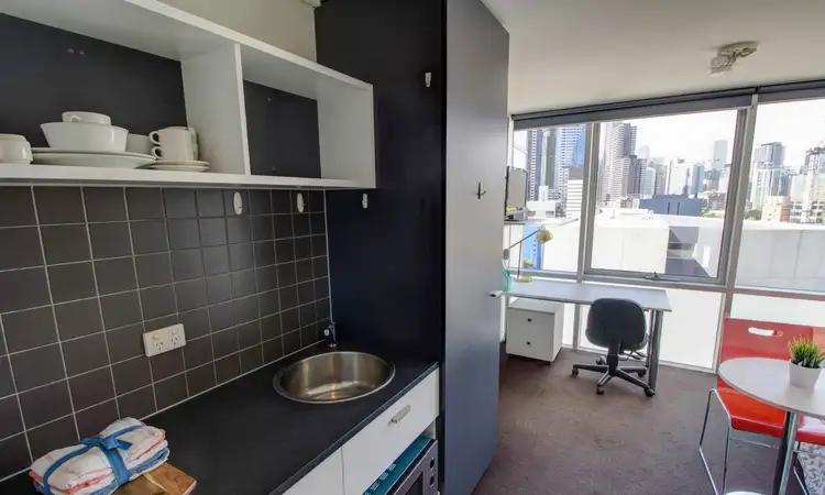 Third view of Homely studio listing, 206/127-133 Leicester Street, Carlton VIC 3053