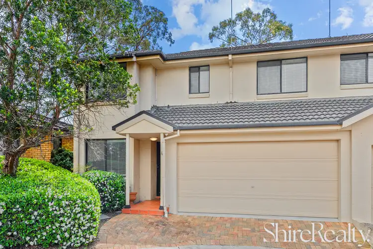 Main view of Homely townhouse listing, 4/12 O'Grady Place, Kellyville NSW 2155