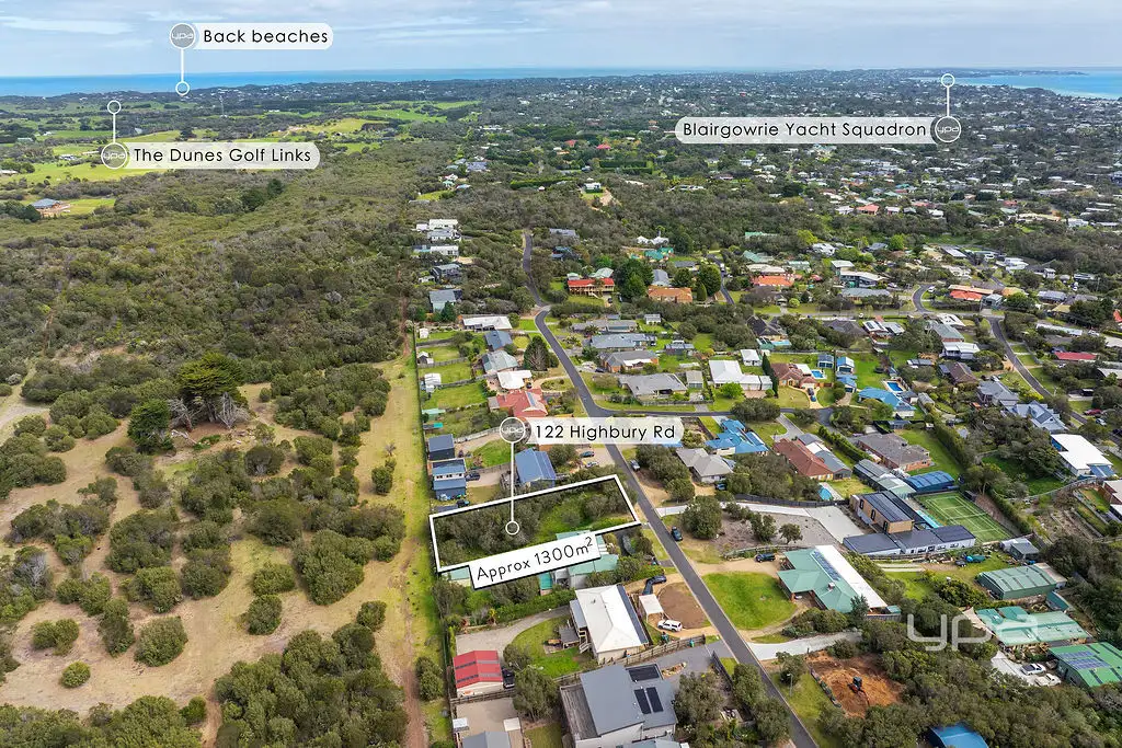 Main view of Homely land listing, 122 Highbury Road, Tootgarook VIC 3941