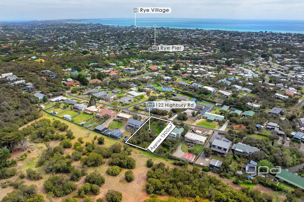 Main view of Homely land listing, 122 Highbury Road, Tootgarook VIC 3941