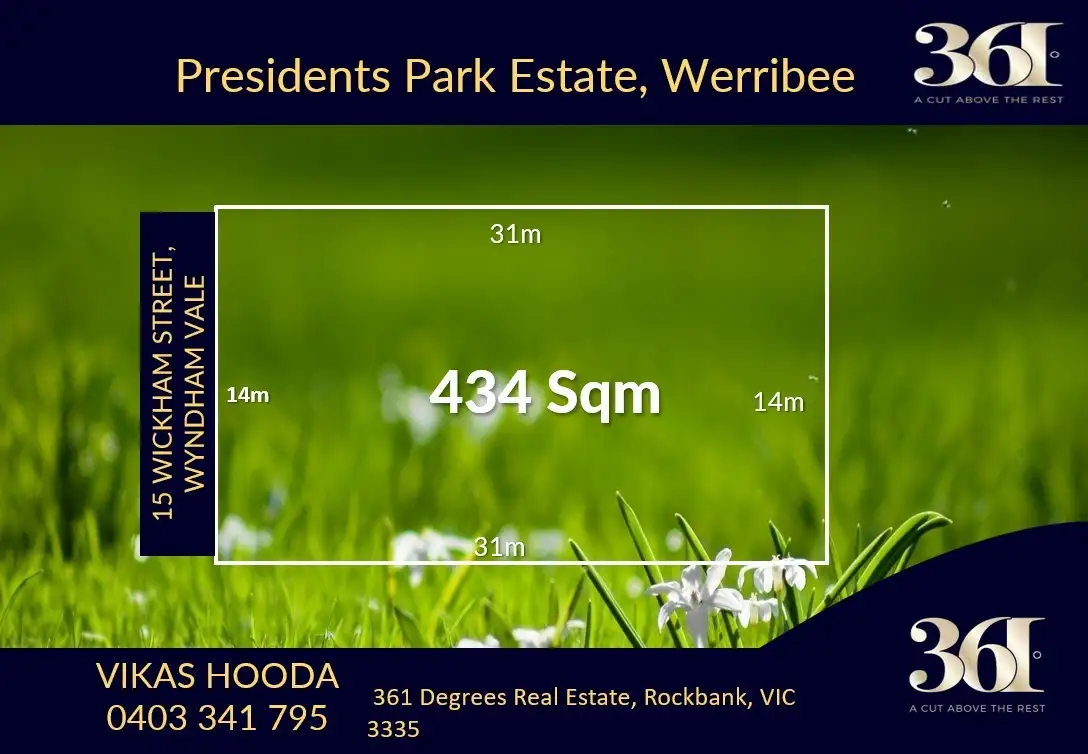 Main view of Homely land listing, 15 Wickham Street, Wyndham Vale VIC 3024