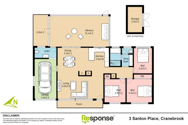 Third view of Homely house listing, 3 Santon Place, Cranebrook NSW 2749