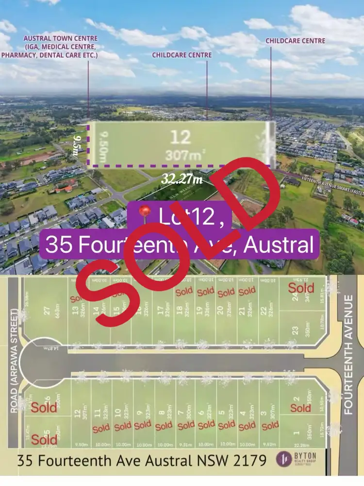 Main view of Homely land listing, LOT 12, 35 Fourteenth Avenue, Austral NSW 2179